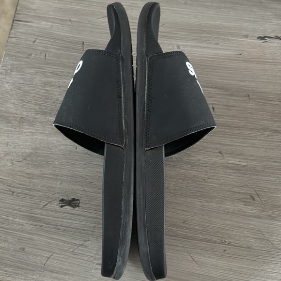 Adidas adilette unisex comfort slides men’s 8 women 10 black - Picture 5 of 5